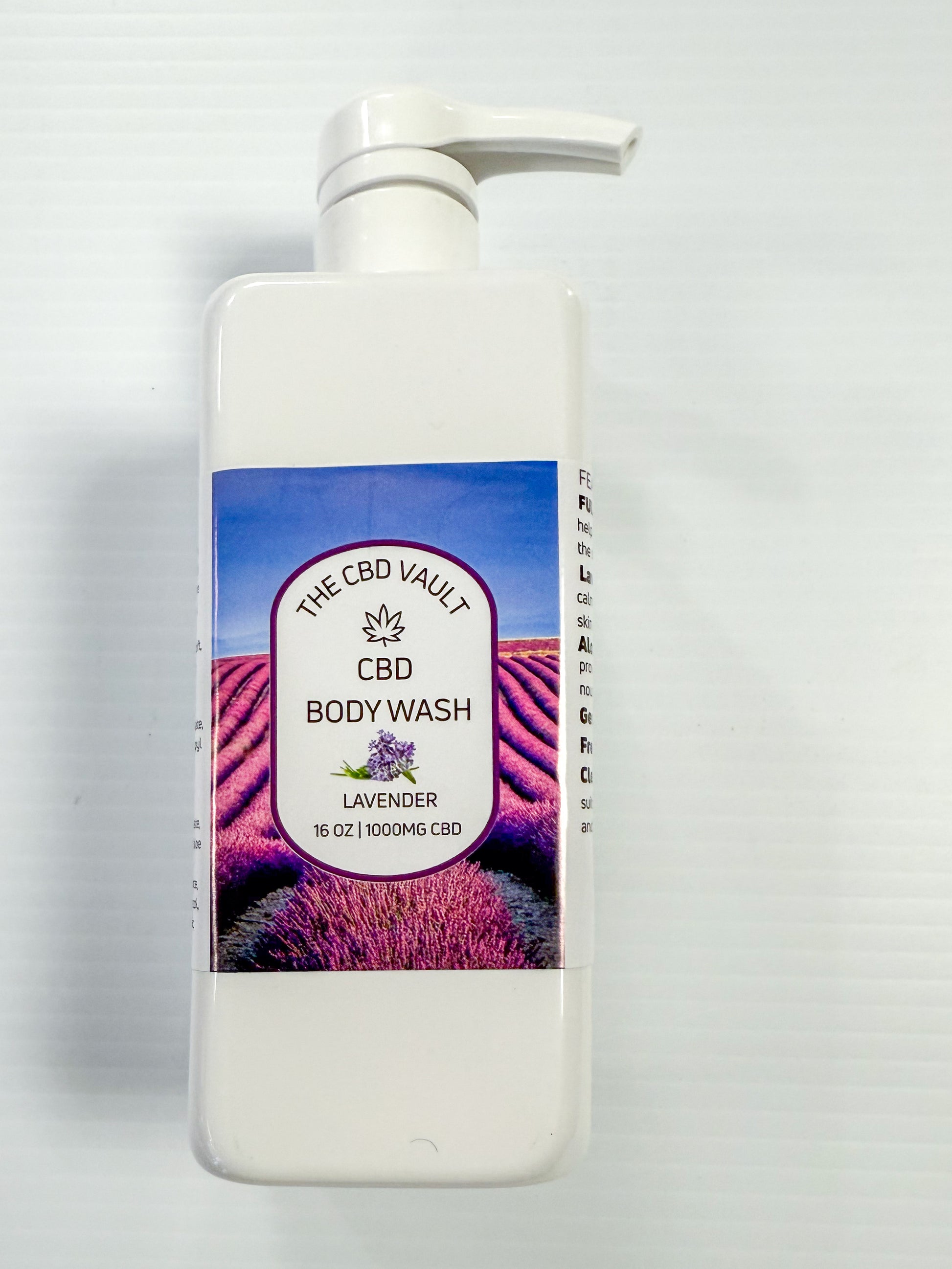 CBD Body Wash β Lavender (16oz | 1000mg CBD)