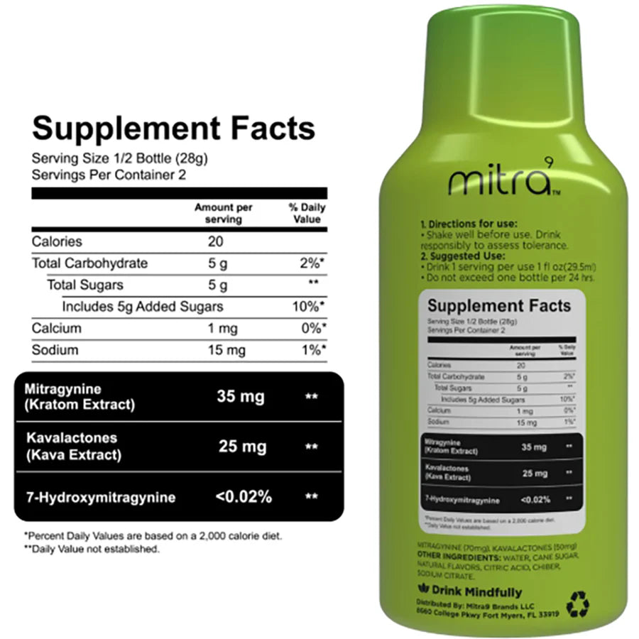 M9 Kava & Kratom Shot