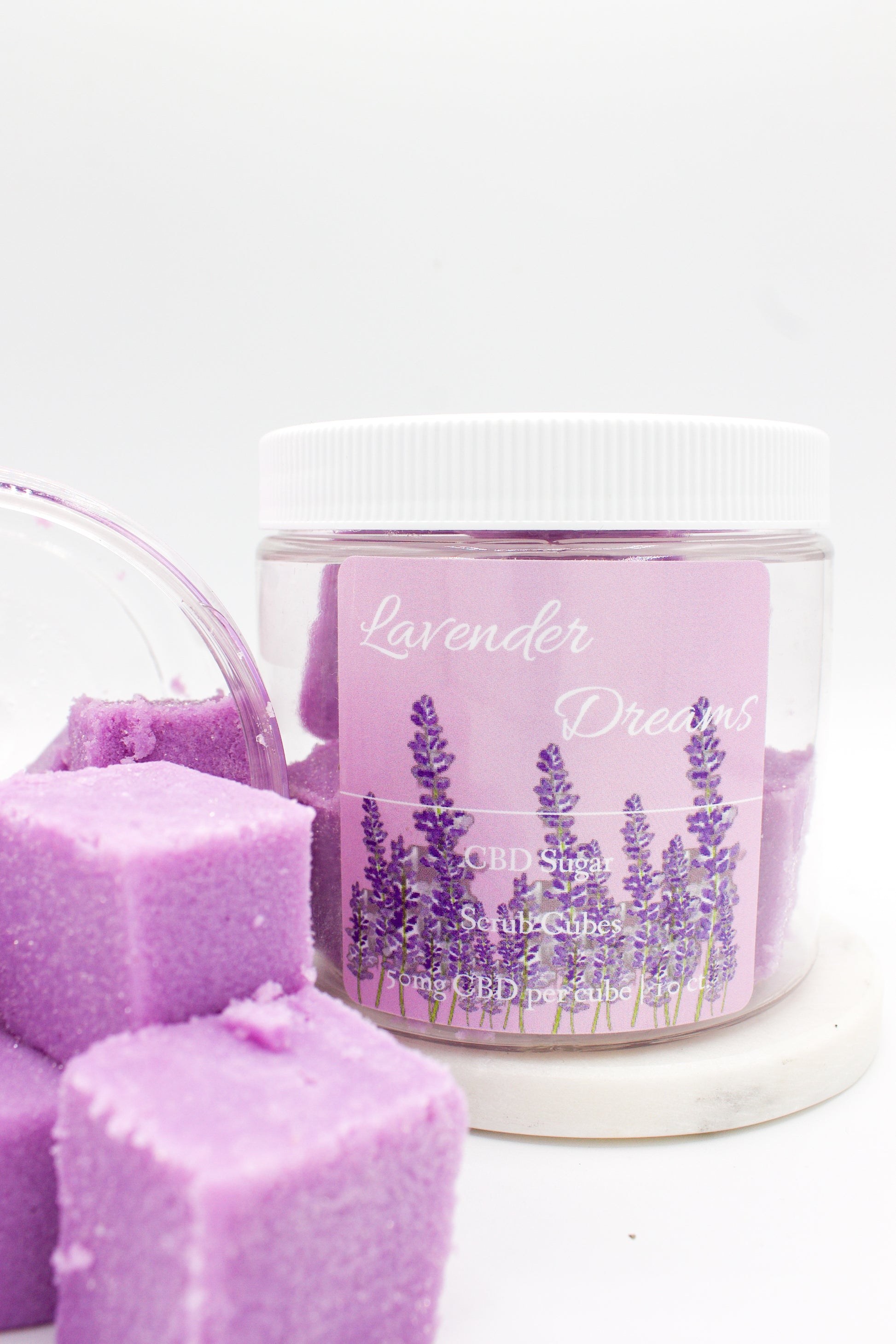 CBD Sugar Scrub Cubes 10 oz