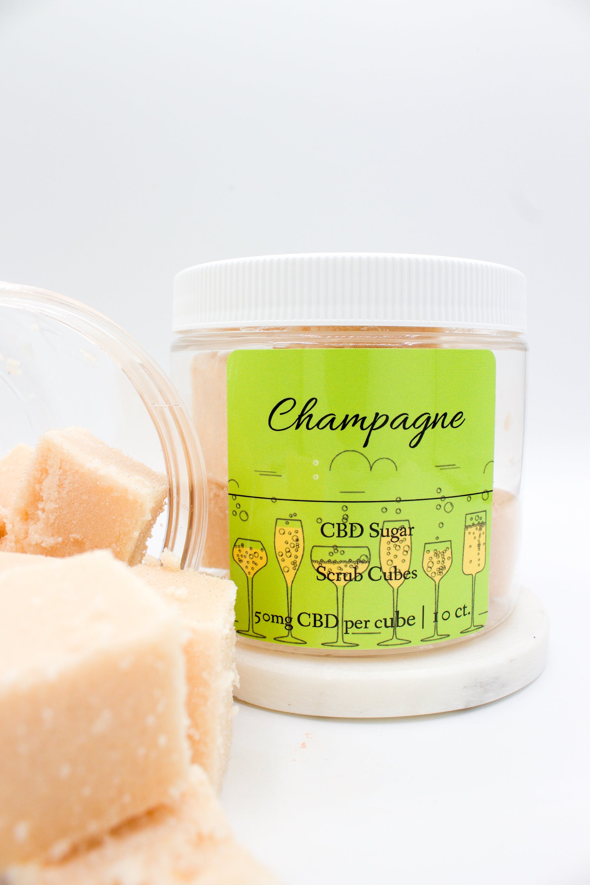 CBD Sugar Scrub Cubes 10 oz