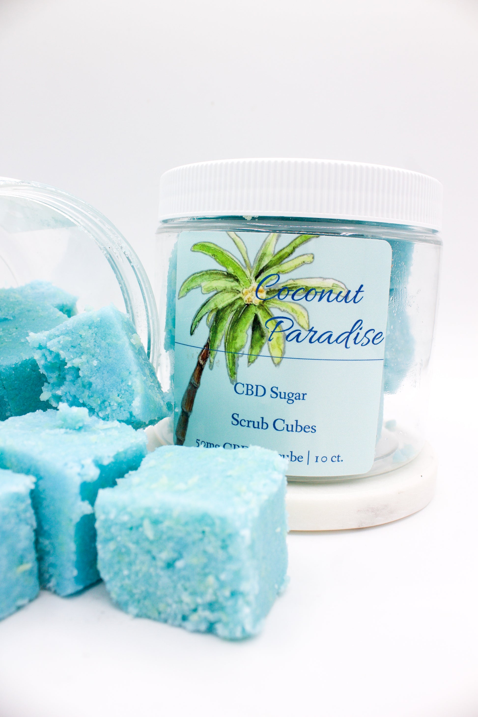 CBD Sugar Scrub Cubes 10 oz